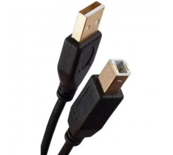 Кабель GoPower USB A (m)-USB B (m) 1.8м ПВХ черный Premium Zip-Lock c подвесом (1/200)#2114820