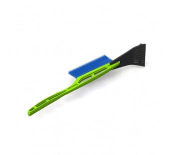 Щетка для автомобиля Brumex OKTAN сметка 50см со скребком зеленый (1/40)#2114397