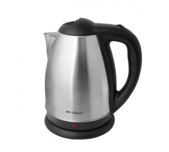 Электрочайник Ergolux ELX-KS01-C72 2300W 1.8л серебряный черный (1/12)#2114804