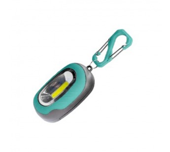 Фонарь брелок Космос 206B 1WCOBLED от батареек 3хААА IP53 3 режима черный/серый (1/30/120)#2114731