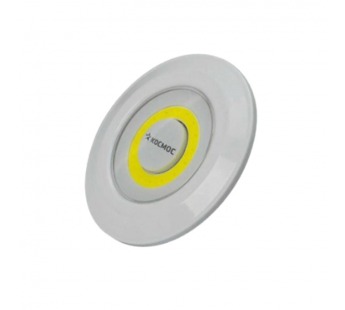 Фонарь подсветка Космос 308B 3WCOBLED от батареек 3хААА IP42 1 режим светло-серый (1/12/96)#2114706