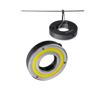 Фонарь туристический Космос 601B 5W COB LED от батареек 3хААA IP41 серебряный (1/60/240)#2114594