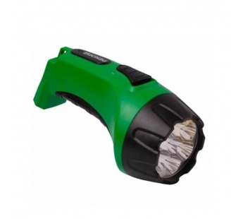 Фонарь туристический Рекорд РМ-0107 от аккумулятора зеленый (1/6/36)#2114633