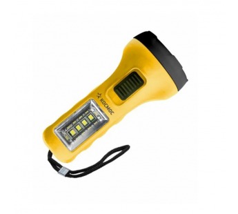 Фонарь универсальный Космос 119B 0.5W 1LED от батареек IP42 2 режима желтый (1/50/200)#2114640