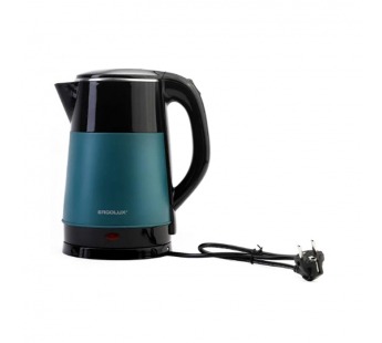 Электрочайник Ergolux ELX-KS14-C44 2200W 2.3л индикация черный зеленый (1/12)#2114424