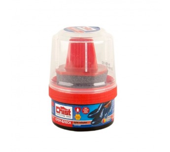 Крем-блеск для обуви CHIST 60мл с губкой синий (1/12/48)#2114515