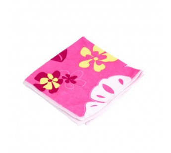 Салфетка Рыжий кот M-03 30х30см микрофибра розовый (1/40/200)#2114449