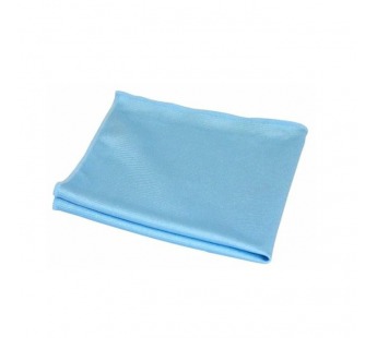 Салфетка Рыжий кот M-05 30х30см микрофибра для стекла голубой (1/40/200)#2114448