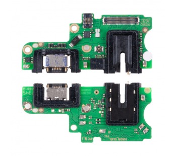 Шлейф для Tecno Pova 6 4G (LI7) плата на системный разъем/разъем гарнитуры/микрофон - Премиум#2119573