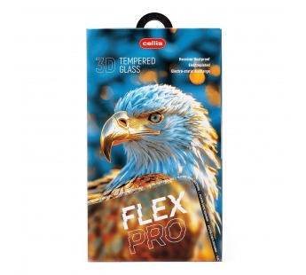 Защитное стекло Full Screen Cellis Flex Pro для "Apple iPhone 17 Pro" (black)(241299)#2116605