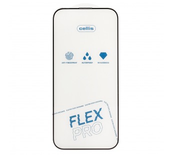 Защитное стекло Full Screen Cellis Flex Pro для "Apple iPhone 17/iPhone 16 Pro" (black)(241297)#2116603