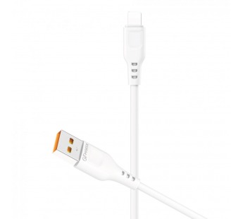 Сетевое З/У GFPower GF51L 1USB 2.4A с кабелем Lightning белый (1/120/480)#2122092