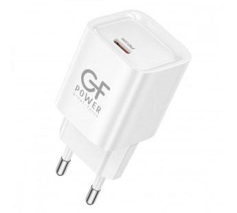 Сетевое З/У GFPower S72P Type-C 20W QC3.0 белый (1/30/180)#2122104