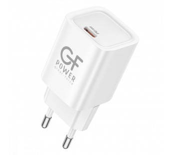 Сетевое З/У GFPower S74P Type-C 30W QC3.0 белый (1/30/180)#2122112