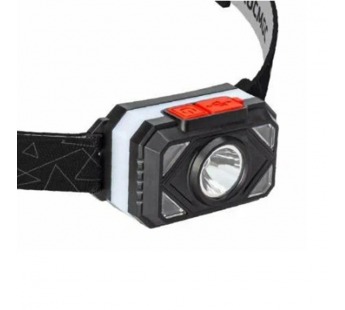 Фонарь налобный Космос 511Lit 2WLED+2WSMDLED+цвет.подсветка от аккум IP54 7 реж черный (1/30/240)#2116768