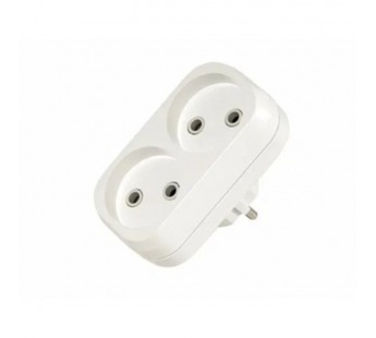 Разветвитель Makel 2р.Б/З белый 10030 (1/20)#2115805