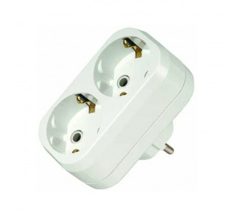 Разветвитель Makel 2р.С/З белый 10031 (1/20)#2115798