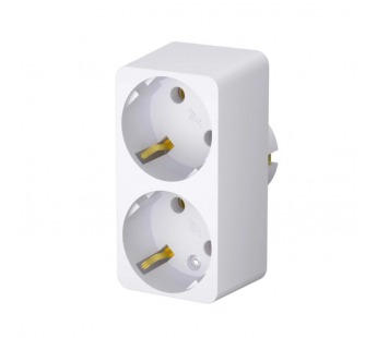 Разветвитель Фотон АМ 16-2Е 2р.С/З 16A белый (1/20/120)#2115756