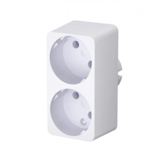 Разветвитель Фотон АМ 6-2 2р.Б/З 6A белый (1/20/120)#2115513