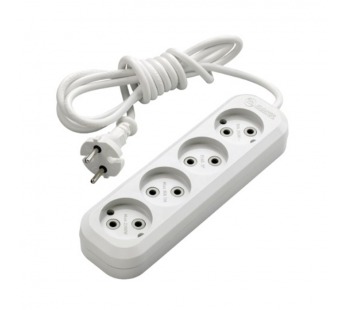 Удлинитель Makel 4р.Б/З 10A 3.0м 2x0.75мм² IP20 белый MGP143 (1/12)#2115488