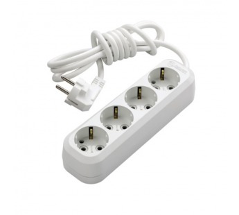 Удлинитель Makel 4р.С/З 16A 3.0м 3x1мм² IP20 белый MGP153 (1/12)#2115492