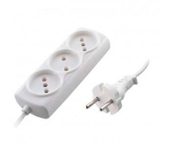 Удлинитель Старт 3р.Б/З 6A 1.5м ШВВП 2x0.75мм² белый (1/15)#2115306