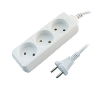 Удлинитель Старт S 3р.Б/З 10A 5.0м IP20 белый (1/20)#2115310