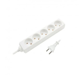 Удлинитель Старт S 5р.Б/З 10A 5.0м белый (1/20)#2130625