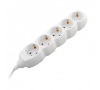 Удлинитель Старт S 5р.С/З 10A 7.0м IP20 белый (1/20)#2115295