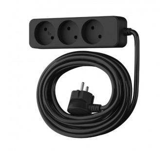 Удлинитель Фотон 10-103 3р.Б/З 10A 10.0м ПВС 2x0.75мм² черный (1/10)#2115291