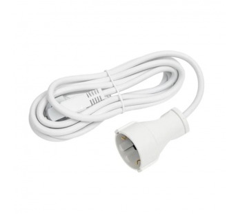 Удлинитель Makel 1р.С/З 16A 3.0м 3x0.75мм² IP20 белый 10005 (1/14)#2115211