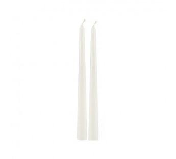 Свечи столовые Волшебная страна античные 2шт. белый (1/30)#2115191