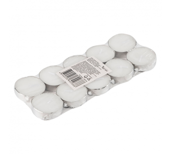 Свечи чайные Волшебная страна 10шт. белый (1/20/200)#2115197