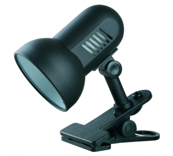 Светильник настольный Camelion H-035 40W 220V E27 прищепка черный (1/12)#2115641