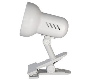 Светильник настольный Camelion H-035 60W 220V E27 прищепка белый (1/12)#2115631