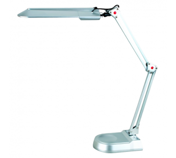 Светильник настольный Camelion KD-017A 11W 230V 2G7 на основании +лампа серебряный (1/6)#2115779