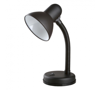 Светильник настольный Camelion KD-301 40W 230V E27 на основании 1.7м черный (1/12)#2115672
