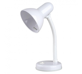 Светильник настольный Camelion KD-301 40W 230V E27 на основании белый (1/12)#2115671