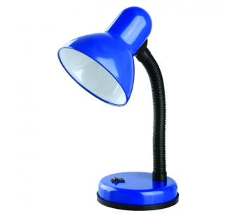 Светильник настольный Camelion KD-301 40W 230V E27 на основании синий (1/12)#2115678