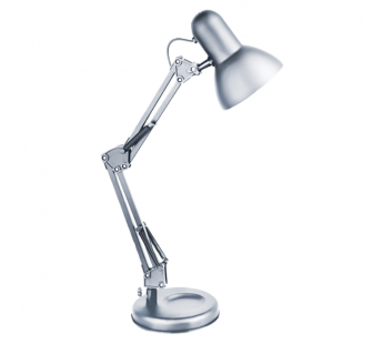 Светильник настольный Camelion KD-313 60W 230V E27 на основании серебряный (1/6)#2115717