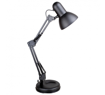 Светильник настольный Camelion KD-313 60W 230V E27 на основании черный (1/6)#2115716