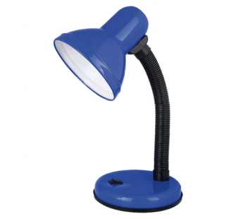 Светильник настольный Ultraflash UF-301P 60W 230V E27 на основании синий (1/32)#2115623