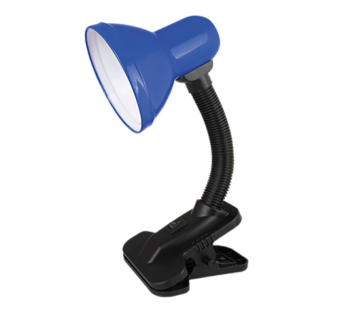 Светильник настольный Ultraflash UF-320P 60W 230V E27 прищепка синий (1/36)#2115624