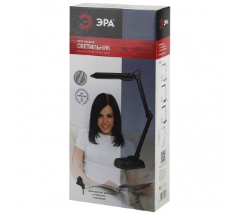 Светильник настольный ЭРА NL-202-G23-11W-GY серый струбцина и подставка /1/6#2115667