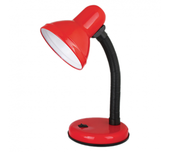 Светильник настольный Ultraflash UF-301 60W 230V E27 на основании красный (1/20)#2115657