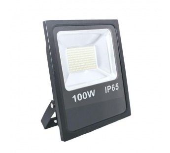 Прожектор светодиодный Космос Super-Slim 100W 230V IP65 6500К холодный черный (1/10)#2118496