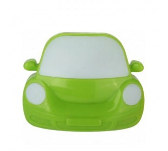 Ночник Camelion NL-197 "Машинка" 1LED 0.5W 220V в розетку зеленый (1/24/96)#2115173