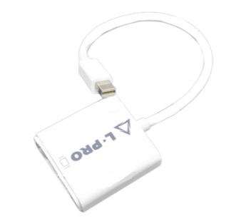 Адаптер L-Pro, miniDisplayPort-DVI 1/250 #1463#2141571