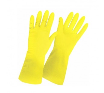 Перчатки Рыжий кот M латексные 1 пара желтый (1/12/240)#2115125