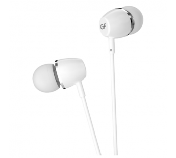 Наушники внутриканальные GFPower M12 с микр. белый#2115385